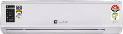 realme TechLife 4-in-1 Convertible 1.5 Ton 5 Star Split Inverter , AC  - White - 155SIAA22WR, Copper Condenser