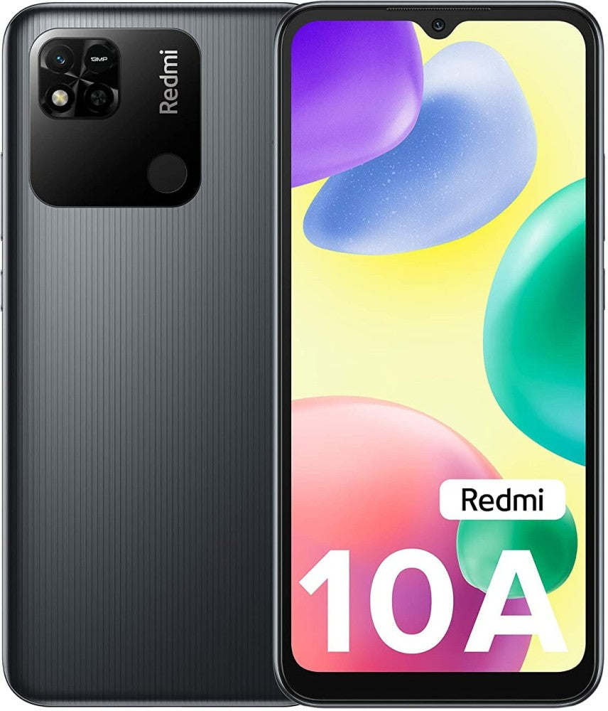 Redmi 10A (चारकोल ब्लैक, 64 जीबी) - 4 जीबी रैम