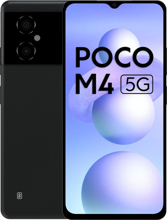 POCO M4 5G (पावर ब्लैक, 64 जीबी) - 4 जीबी रैम