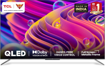 TCL C715 Series 164 cm (65 inch) QLED Ultra HD (4K) Smart Android TV with Handsfree Voice Control & Dolby Vision & Atmos - 65C715
