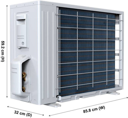 Godrej 1.5 Ton 5 Star Split Inverter AC with Wi-fi Connect  - White, Gold - AC 1.5T GIC 18TTC5-GVA IOT, Copper Condenser