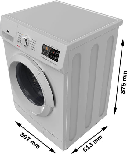 IFB 7 kg Steam Wash Fully Automatic Front Load Washing Machine with In-built Heater Silver - NEO DIVA SXS 7010