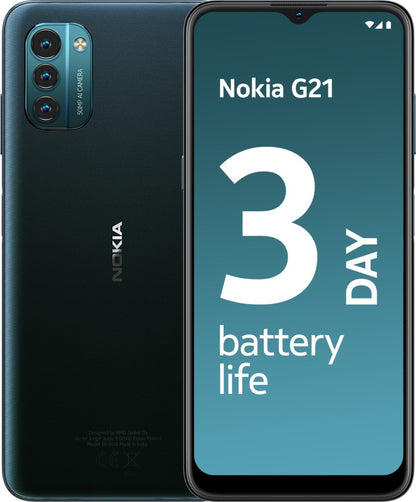 Nokia G21 (Nordic Blue, 128 GB) - 6 GB RAM