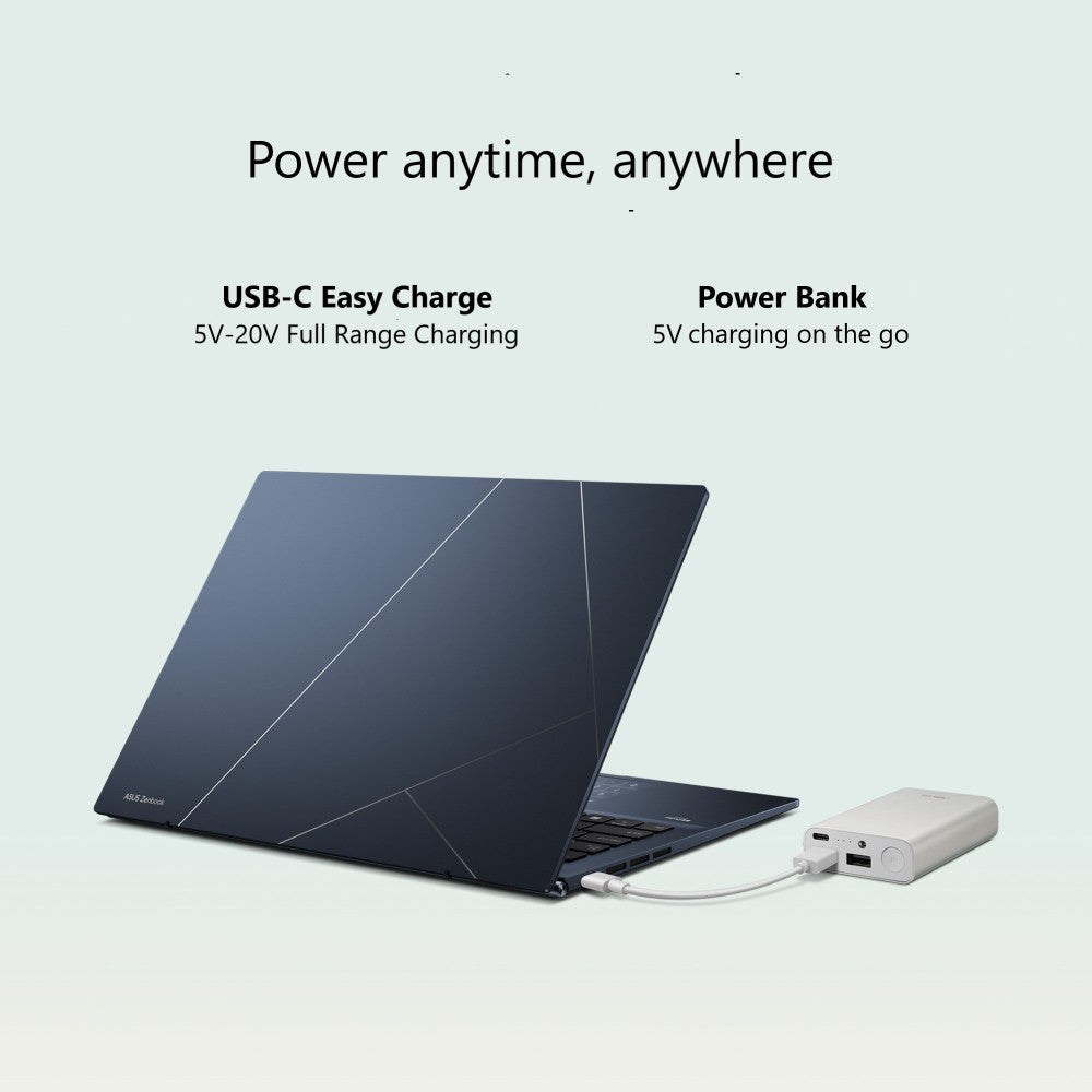 ASUS Zenbook 14 OLED Touch Intel EVO P-Series Core i5 12th Gen - (16 GB/512 GB SSD/Windows 11 Home) UX3402ZA-KN531WS पतला और हल्का लैपटॉप - 14 इंच, पॉंडर ब्लू, 1.39 किलोग्राम, MS ऑफिस के साथ