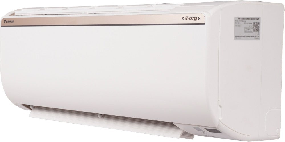 Daikin 1 Ton 4 Star Split Inverter AC  - White - FTHT35UV16W, Copper Condenser