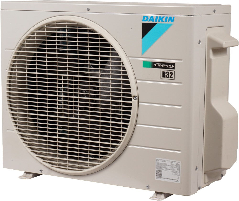 Daikin 1 Ton 4 Star Split Inverter AC  - White - FTHT35UV16W, Copper Condenser