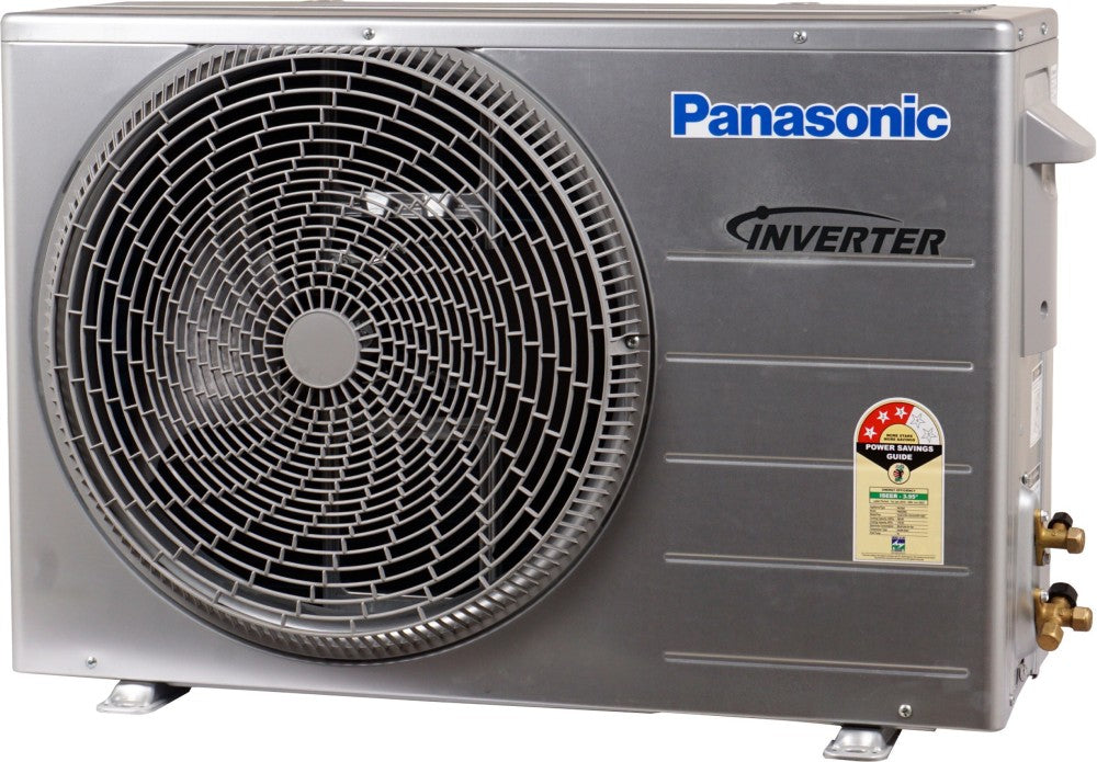 Panasonic 1 Ton 3 Star Split Inverter AC  - White - CS/CU-KU12YKY-1, Copper Condenser