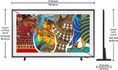 SAMSUNG The Frame 2021 Series 163 cm (65 inch) QLED Ultra HD (4K) Smart Tizen TV - QA65LS03AAKLXL