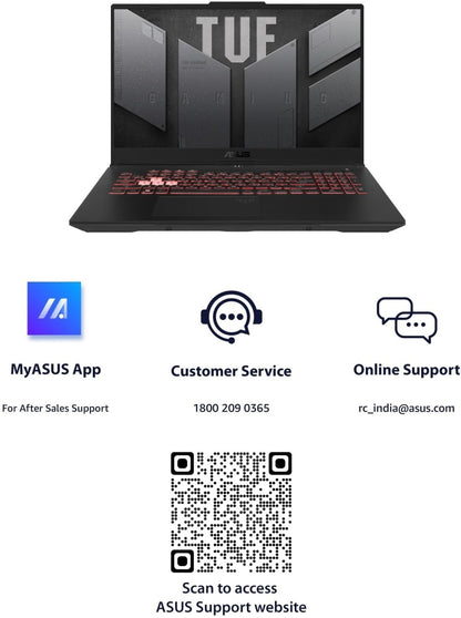 Asus TUF गेमिंग F17 (2022) Core i7 12th Gen - (16GB/1 TB SSD/Windows 11 Home/4GB ग्राफ़िक्स/NVIDIA GeForce RTX 3050 Ti/144 Hz) FX777ZE-HX052WS गेमिंग लैपटॉप - 17.3 इंच, जैगर ग्रे, 2.60 किलो, एमएस ऑफिस के साथ