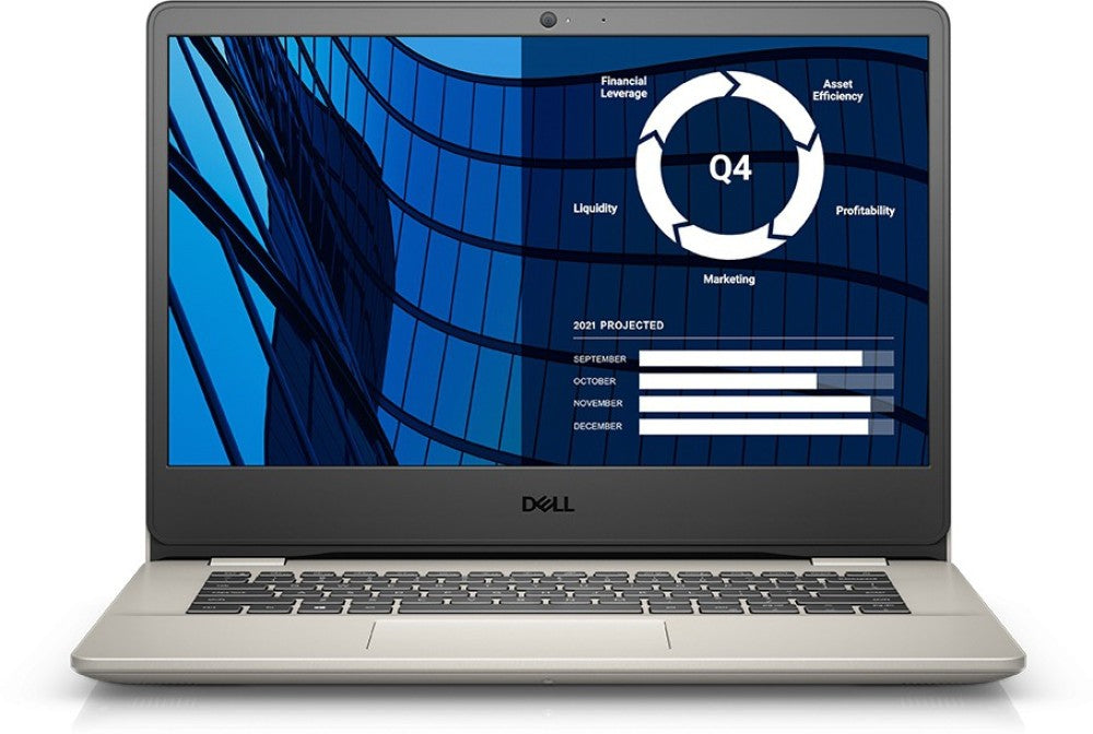 DELL Vostro Core i3 10th Gen - (8GB/512GB SSD/Windows 11 Home) Vostro 3401 पतला और हल्का लैपटॉप - 14 इंच, Dune, 1.58 Kg, MS Office के साथ