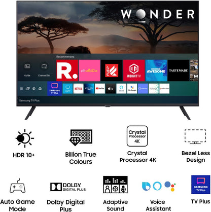 SAMSUNG Crystal 4K Neo Series 138 cm (55 inch) Ultra HD (4K) LED Smart Tizen TV with Voice Search - UA55AUE65AKXXL