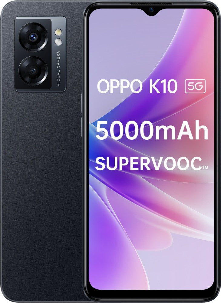 OPPO K10 5G (Midnight Black, 128 GB) - 8 GB RAM