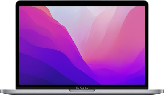 Apple 2022 MacBook Pro M2 - (8 GB/256 GB SSD/Mac OS मोंटेरी) MNEH3HN/A - 13.3 इंच, स्पेस ग्रे, 1.38 Kg