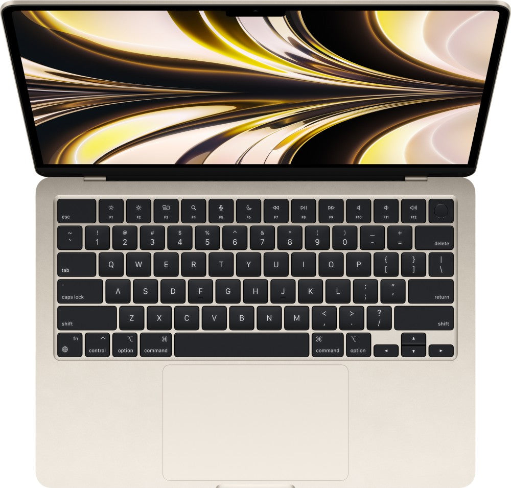 Apple 2022 MacBook AIR M2 - (8 GB/256 GB SSD/Mac OS मोंटेरी) MLY13HN/A - 13.6 इंच, स्टारलाइट, 1.24 kg