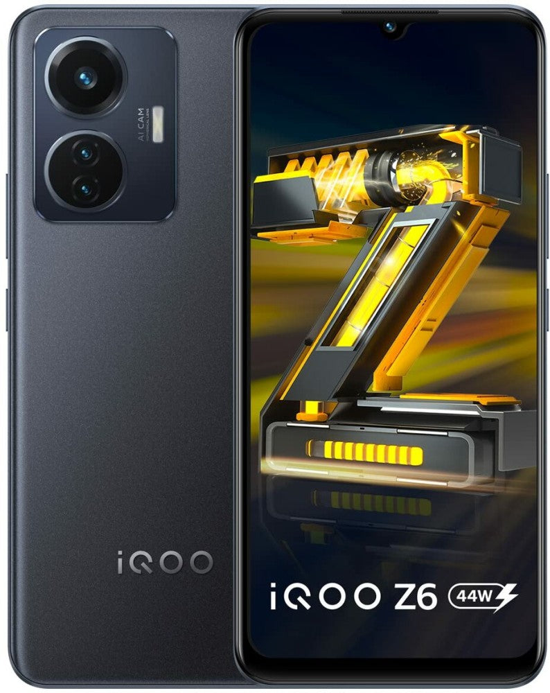 IQOO Z6 5G (dynamo black, 128 GB) - 4 GB RAM