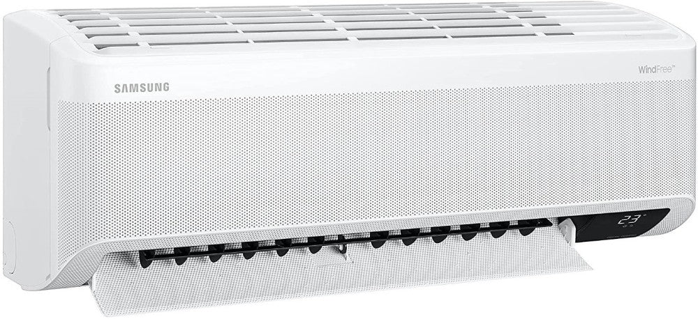 SAMSUNG Super Convertible 6-in-1 Cooling 1 Ton 4 Star Split Inverter WINDFREE Technology AC  - White - AR12BYMANWK/AR12BYMANWKNNA/AR12BYMANWKXNA, Copper Condenser