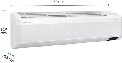 SAMSUNG Super Convertible 6-in-1 Cooling 1 Ton 4 Star Split Inverter WINDFREE Technology AC  - White - AR12BYMANWK/AR12BYMANWKNNA/AR12BYMANWKXNA, Copper Condenser