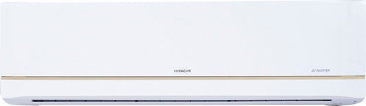 Hitachi 2 Ton 3 Star Split Inverter AC  - White - RMRG324HFEOZ1, Copper Condenser