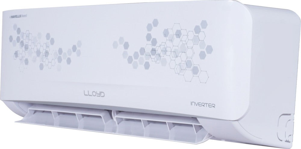 Lloyd 1.4 Ton 3 Star Split Inverter AC with Wi-fi Connect  - White - GLS17I36WRBP, Copper Condenser