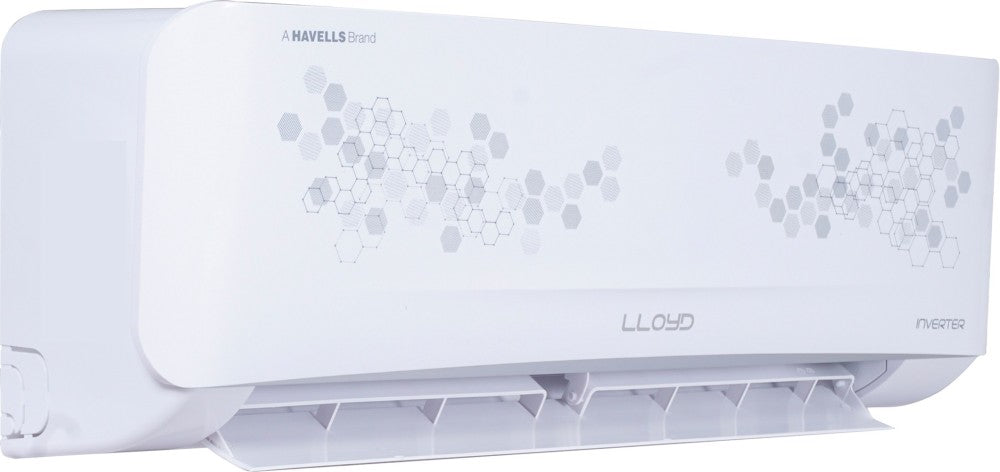 Lloyd 1.4 Ton 3 Star Split Inverter AC with Wi-fi Connect  - White - GLS17I36WRBP, Copper Condenser