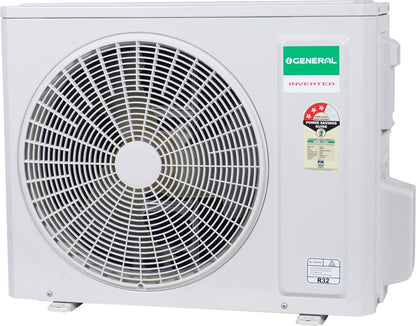 O General 1.8 Ton 4 Star Split Inverter AC  - White - ASGA22CLWA-B, Copper Condenser