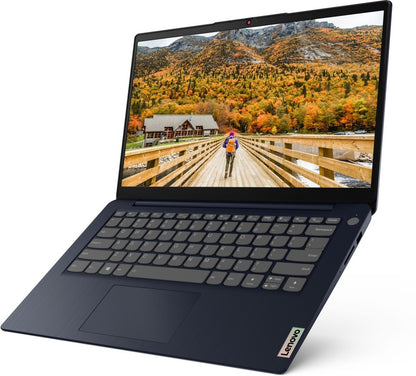 Lenovo IdeaPad Ryzen 5 Hexa Core 5500U - (8 GB/512 GB SSD/Windows 11 Home) ideapad 3 14ALC6UB Thin and Light Laptop - 14 inch, Abyss Blue, 1.66 kg, With MS Office