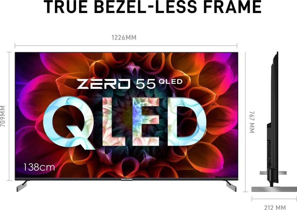 Infinix Zero 138 cm (55 inch) QLED Ultra HD (4K) Smart Android TV - 55X3