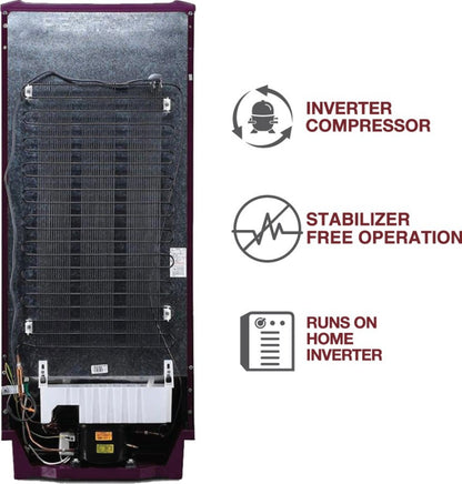 Godrej 255 L डायरेक्ट कूल सिंगल डोर 3 स्टार रेफ्रिजरेटर - जेड वाइन, RD EDGEDUO 270C 33 TDI JD WN