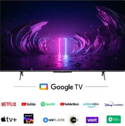 Vu GloLED 126 cm (50 inch) Ultra HD (4K) LED Smart Google TV with DJ Subwoofer 104W - 50GloLED