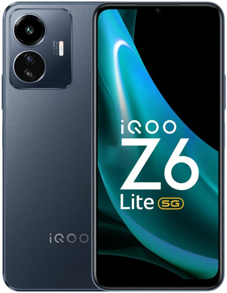 IQOO Z6 Lite 5G (Without Charger) (Mystic Night, 128 GB) - 6 GB RAM