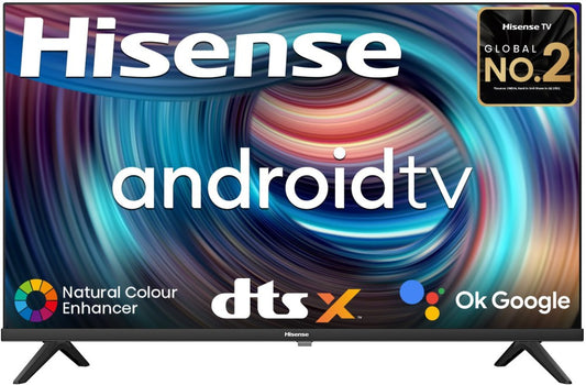 Hisense E4G Series 80 cm (32 inch) HD Ready LED Smart Android TV with DTS Virtual X - 32E4G