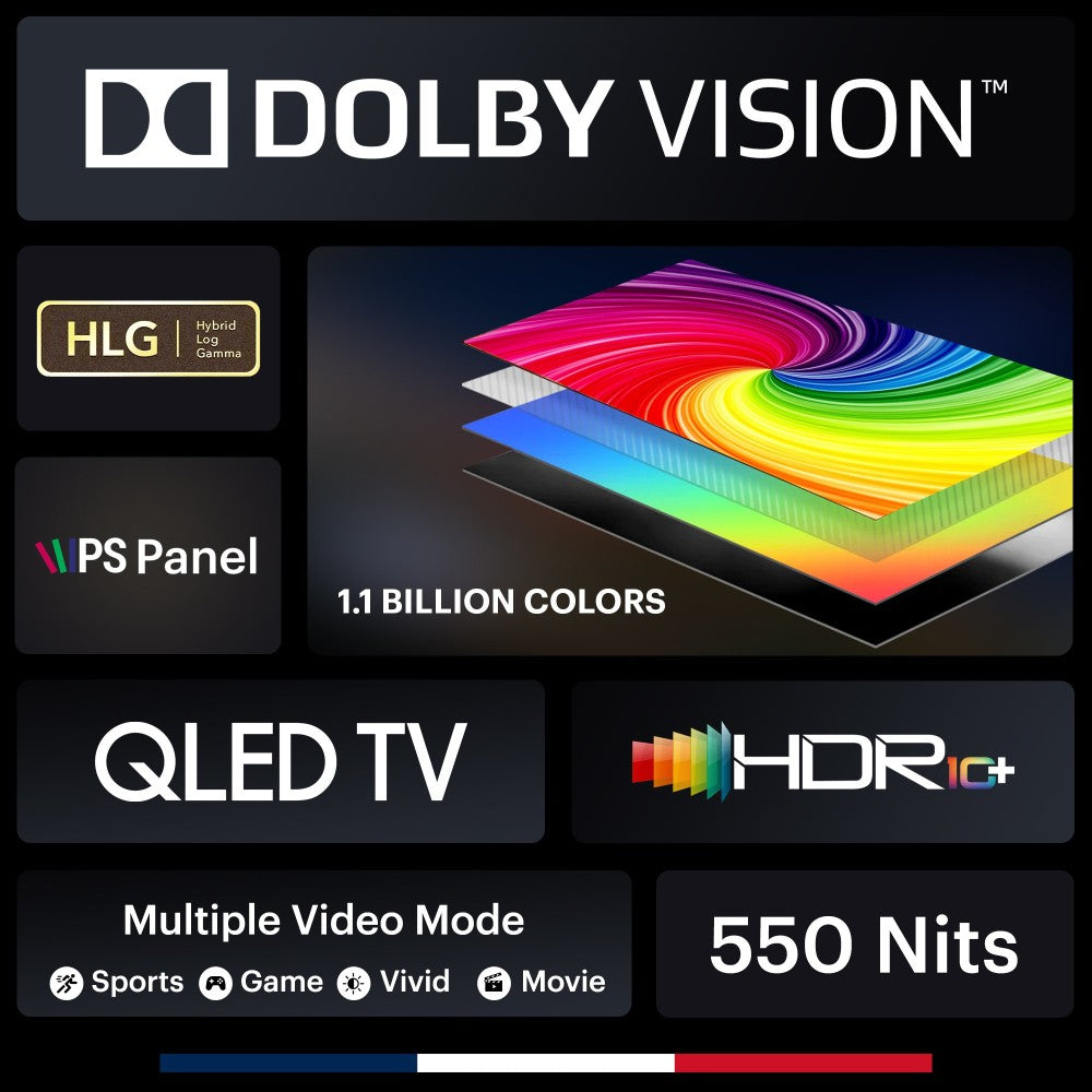 Thomson 126 cm (50 inch) QLED Ultra HD (4K) Smart Google TV With Dolby Vision & Dolby Atmos - Q50H1000