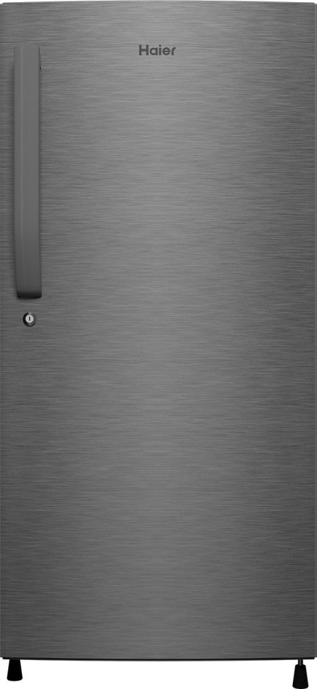 Haier 220 L Direct Cool Single Door 4 Star Refrigerator - Brushline Silver, HED-22CFDS