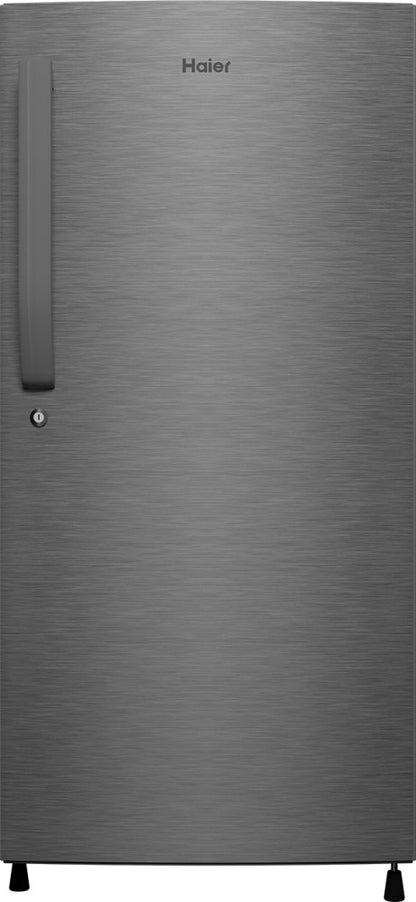 Haier 220 L Direct Cool Single Door 4 Star Refrigerator - Brushline Silver, HED-22CFDS