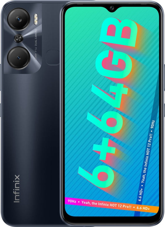 Infinix Hot 12 Pro (Racing Black, 64 GB) - 6 GB RAM