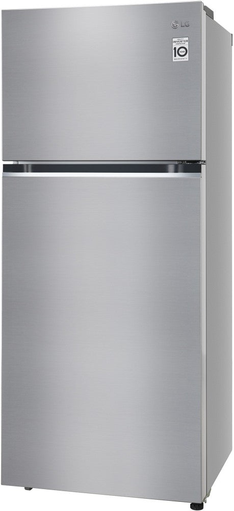 LG 398 L Frost Free Double Door 2 Star Convertible Refrigerator - Shiny Steel, GL-S422SPZY