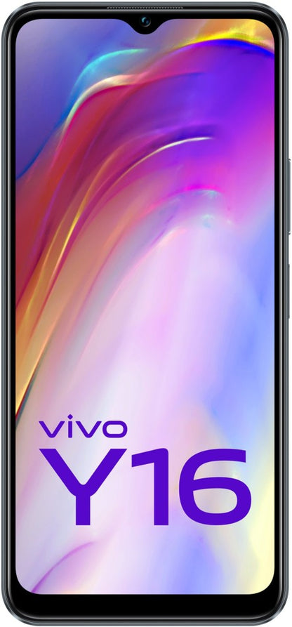 vivo Y16 (Steller Black, 128 GB) - 4 GB RAM