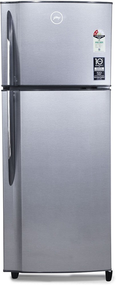 Godrej 255 L Frost Free Double Door 2 Star Refrigerator - Thunder Steel, RF EON 255B 25 HI TH ST