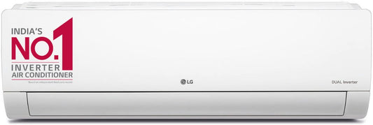 LG 1.5 टन 4 स्टार स्प्लिट डुअल इन्वर्टर कन्वर्टिबल 5-इन-1 कूलिंग HD फ़िल्टर एंटी-वायरस प्रोटेक्शन AC के साथ - सफ़ेद - PS-Q18KNYE, कॉपर कंडेनसर