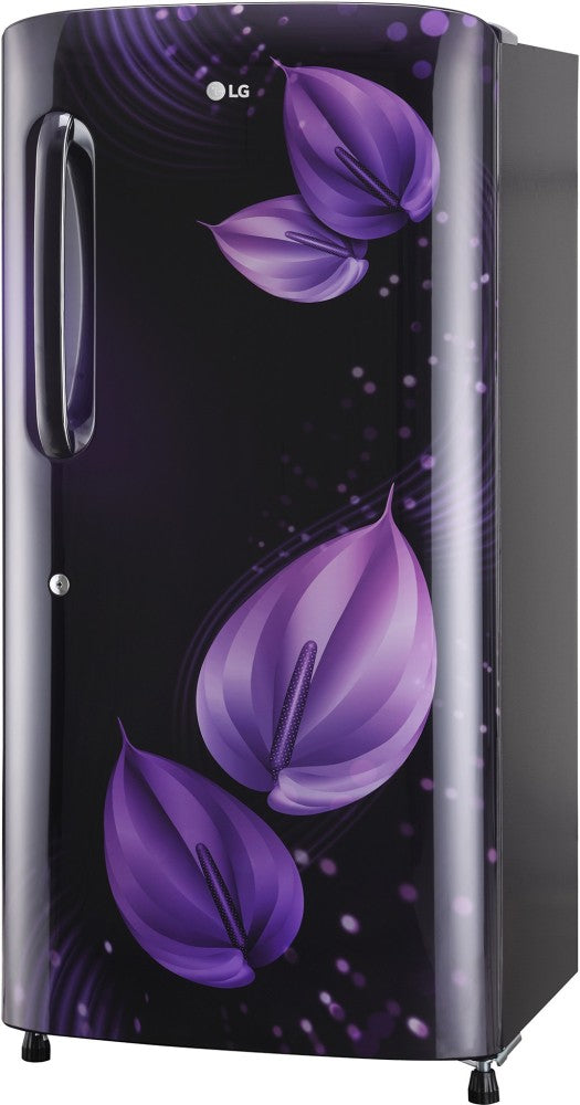 LG 205 L Direct Cool Single Door 4 Star Refrigerator  with Smart Inverter Compressor, Humidity Controller & Moist 'N' Fresh - Purple Victoria, GL-B221APVY