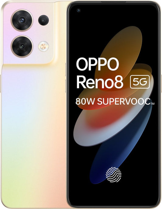 OPPO Reno8 5G (Shimmer Gold, 128 GB) - 8 GB RAM