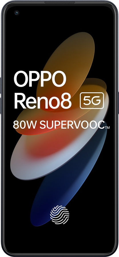 OPPO Reno8 5G (Shimmer Black, 128 GB) - 8 GB RAM