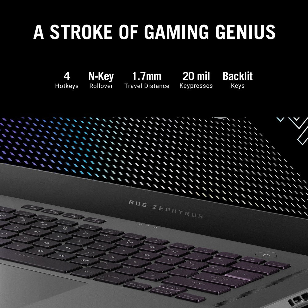 ASUS ROG Zephyrus G15 (2022) 90Whr बैटरी के साथ Ryzen 9 Octa Core 6900HS - (16 GB/1 TB SSD/Windows 11 Home/8 GB ग्राफ़िक्स/NVIDIA GeForce RTX 3080/165 Hz) GA503RS-HQ027WS गेमिंग लैपटॉप - 15.6 इंच, एक्लिप्स ग्रे, 1.90 किग्रा, एमएस ऑफिस के साथ