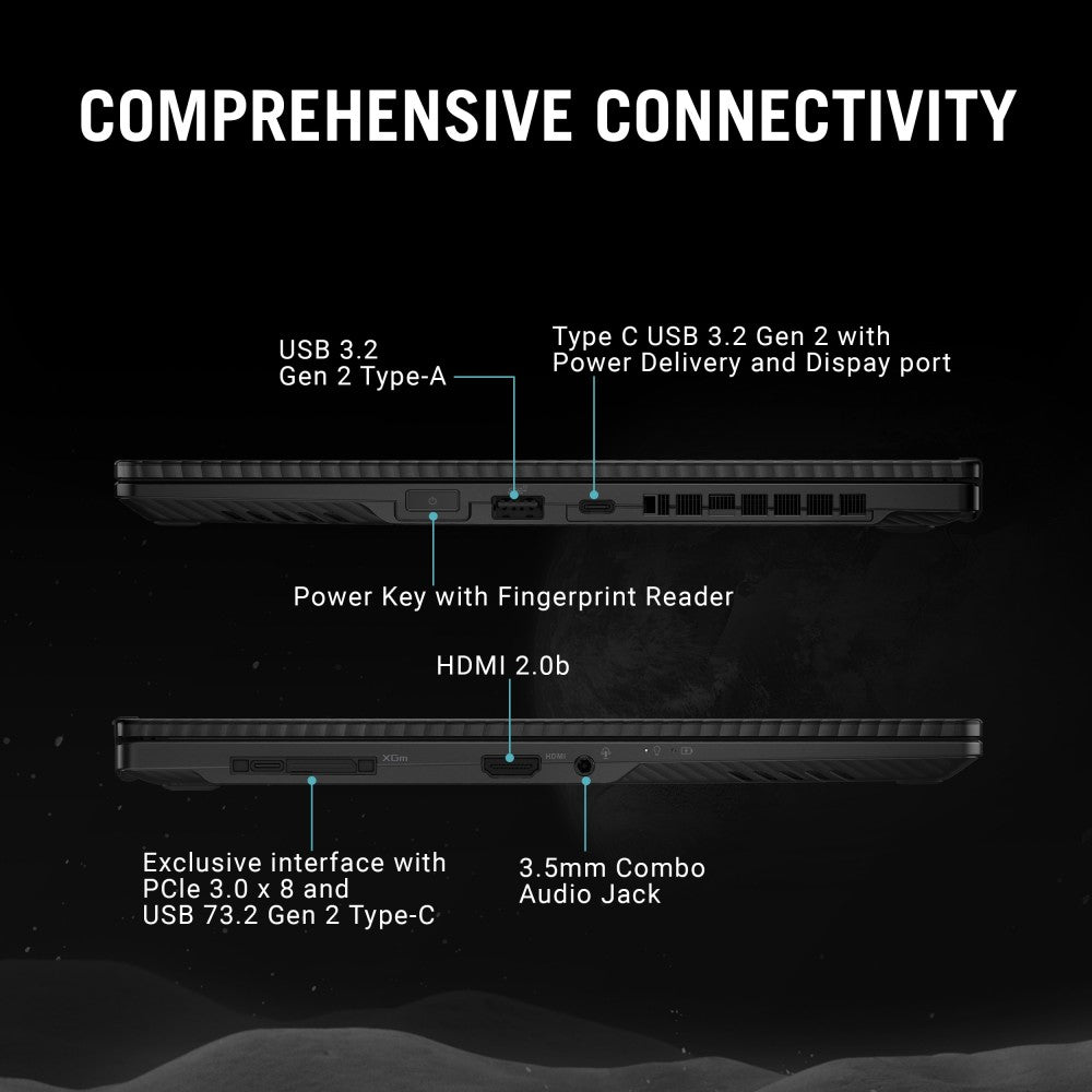 Asus ROG Flow X13 (2022) Ryzen 9 ऑक्टा कोर 6900HS - (16 GB/1 TB SSD/Windows 11 Home/4 GB ग्राफ़िक्स/AMD Radeon Radeon 680M/120 Hz) GV301RC-LJ073WS 2 इन 1 गेमिंग लैपटॉप - 13.4 इंच, ऑफ काला, 1.30 किग्रा, एमएस ऑफिस के साथ