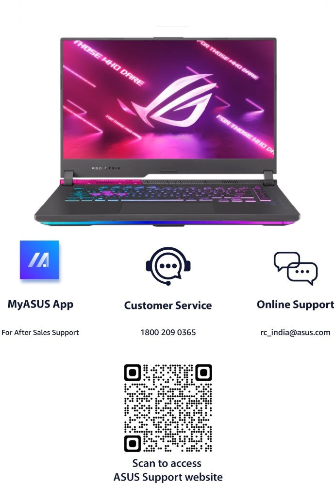 ASUS ROG Strix G15 (2022) 90Whr बैटरी के साथ Ryzen 7 Octa Core 6800H - (16 GB/1 TB SSD/Windows 11 Home/6 GB ग्राफ़िक्स/NVIDIA GeForce RTX 3060/300 Hz) G513RM-HF328WS गेमिंग लैपटॉप - 15.6 इंच, इलेक्ट्रो पंक, 2.30 किग्रा, एमएस ऑफिस के साथ