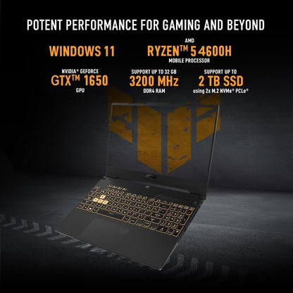 ASUS TUF गेमिंग A15 Ryzen 5 हेक्सा कोर AMD R5-4600H - (8 GB/1 TB SSD/Windows 11 Home/4 GB ग्राफ़िक्स/NVIDIA GeForce GTX 1650/144 Hz) FA506IHRZ-HN112W गेमिंग लैपटॉप - 15.6 इंच, ग्रेफाइट ब्लैक, 2.30 किलोग्राम