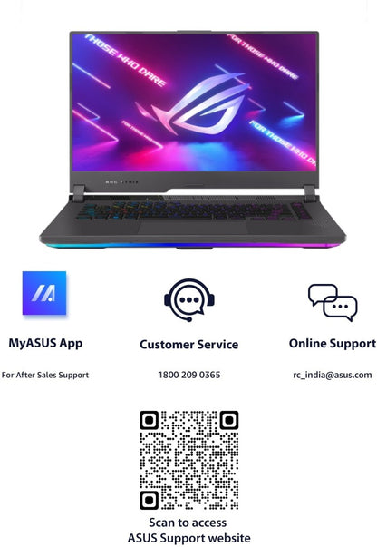 ASUS ROG Strix G15 (2022) 90Whr बैटरी के साथ Ryzen 9 Octa Core 6900HX - (16 GB/1 TB SSD/Windows 11 Home/8 GB ग्राफ़िक्स/NVIDIA GeForce RTX 3070 Ti/165 Hz) G513RW-HQ137WS गेमिंग लैपटॉप - 15.6 इंच, एक्लिप्स ग्रे, 2.30 किग्रा, एमएस ऑफिस के साथ