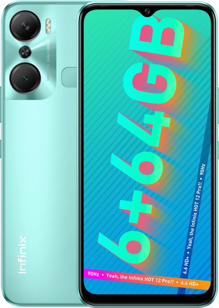 Infinix Hot 12 Pro (Lightsaber Green, 64 GB) - 6 GB RAM