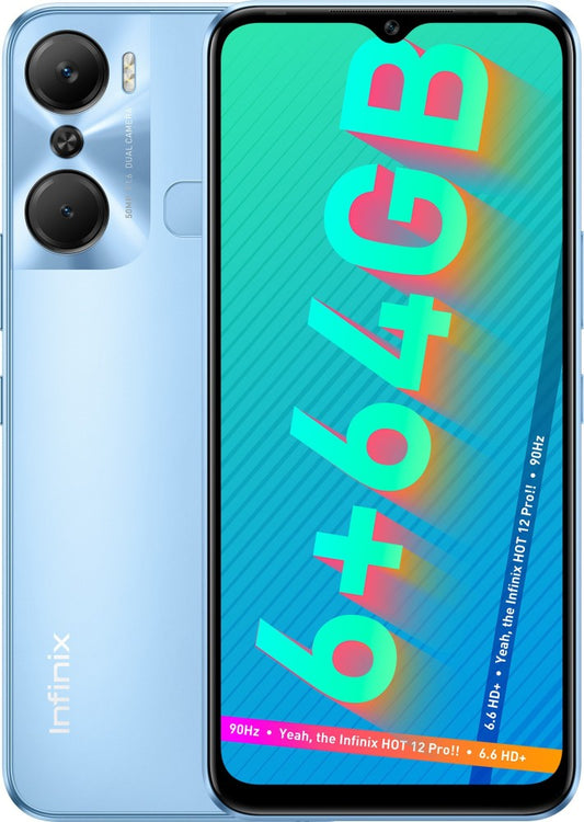 Infinix Hot 12 Pro (Electric Blue, 64 GB) - 6 GB RAM