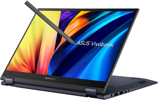 ASUS Vivobook Flip S 14 Intel H-Series Core i5 12th Gen - (8 GB/512 GB SSD/Windows 11 Home) TP3402ZA-LZ501WS 2 in 1 लैपटॉप - 14 इंच, शांत नीला, 1.50 किलोग्राम, एमएस ऑफिस के साथ